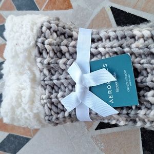 Aerosoles Knit Sherpa Slipper Socks - NWT